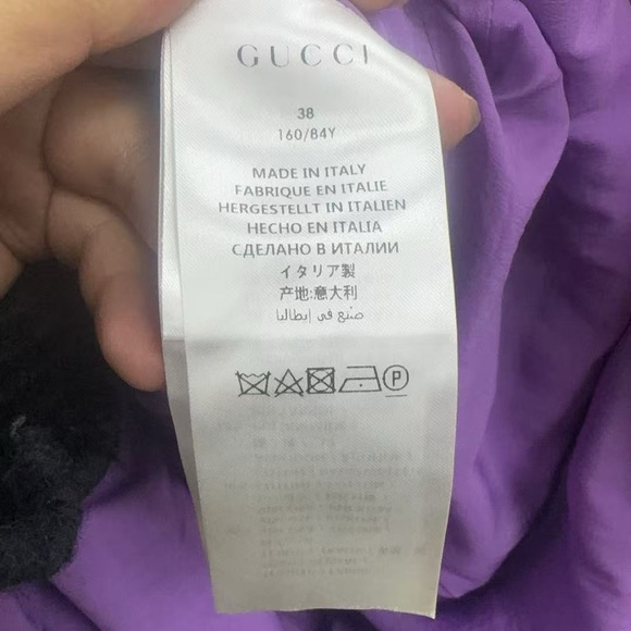 🚩steal authentic Gucci Lavender Lace Mini Dress - Picture 5 of 5